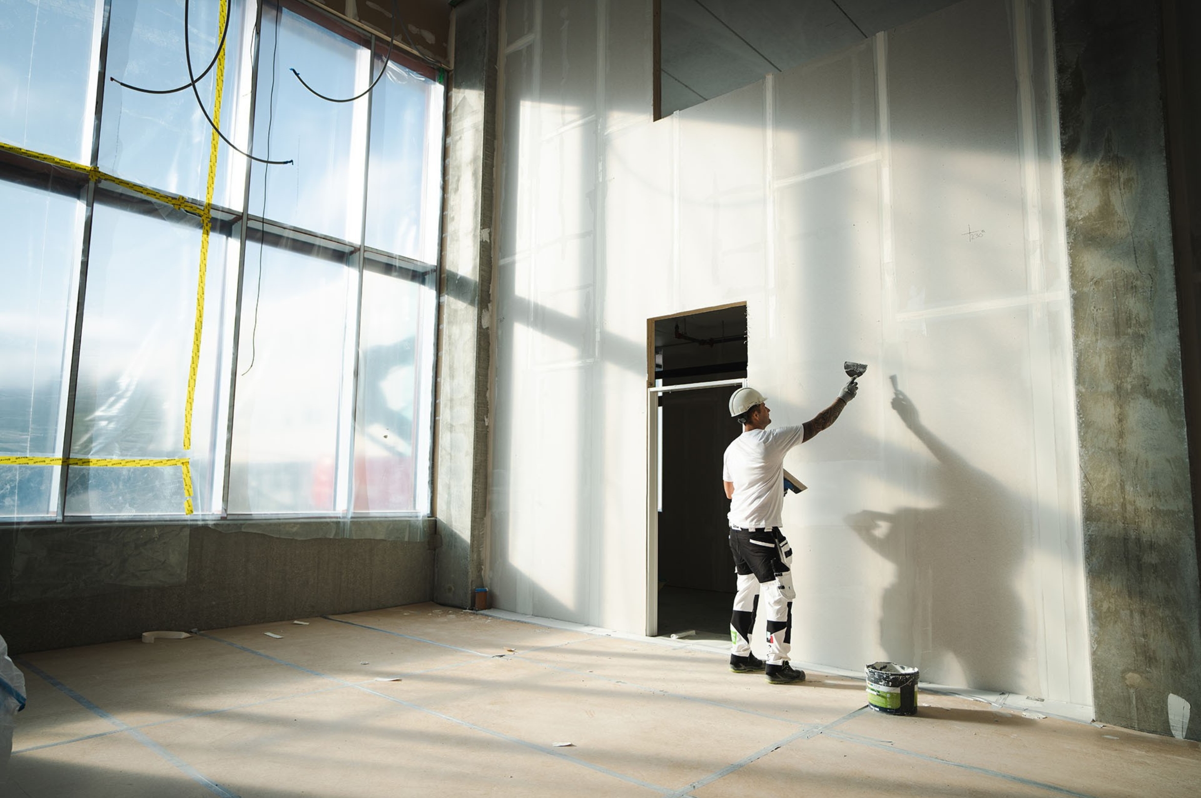 Effektiv maling av næringsbygg